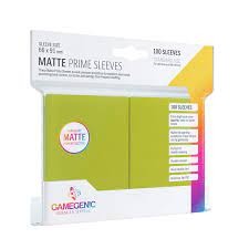 GameGenic Sleeves: Matte Prime Lime GGS10034ML